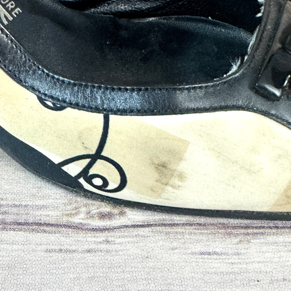 Salvatore Ferragamo Womens Tan Black Satin & Leather Slingback Heels 7B - Picture 10 of 16